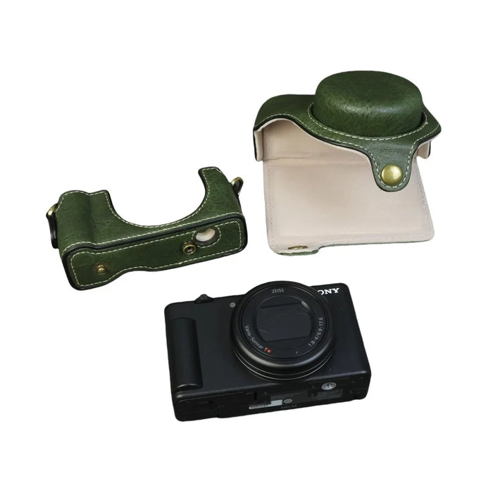 For Sony ZV-1 Camera Case Portable Protective Cover Without Battery Opening - Green - 4