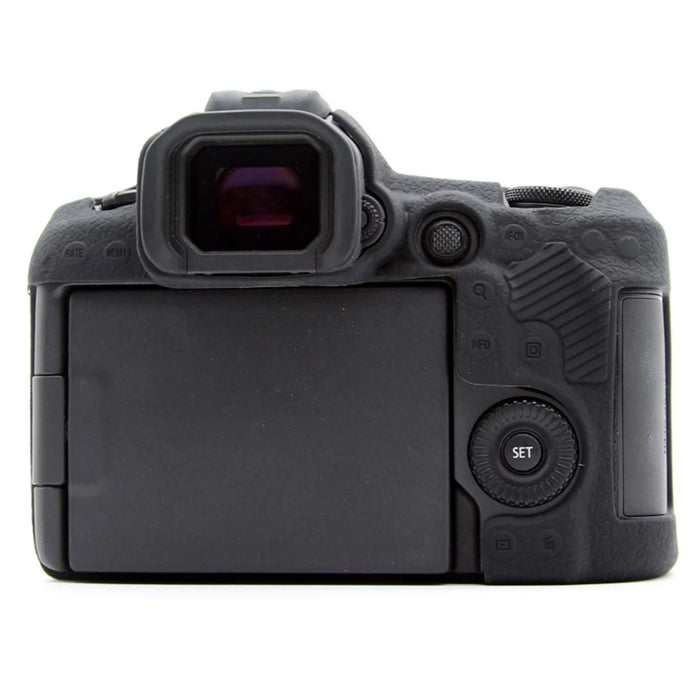 For Canon EOS R5 Mark II Textured Camera Case Anti-Scratch Silicone Protective Cover - Black - 2
