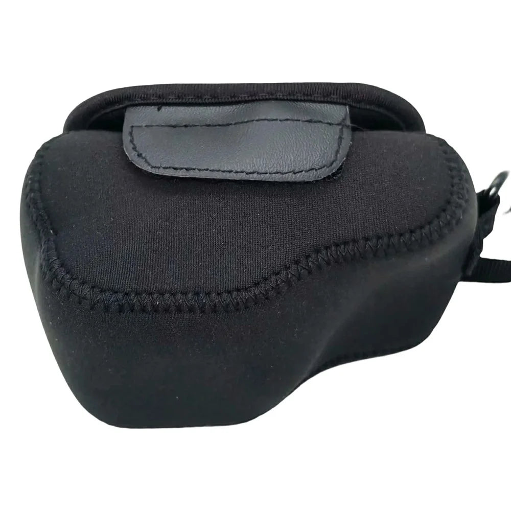 Camera Case for Panasonic GF7  /  GF8  /  GF9  /  GF10 Neoprene Protective Pouch Shockproof Waterproof Camera Bag with Carabiner - Black - 1