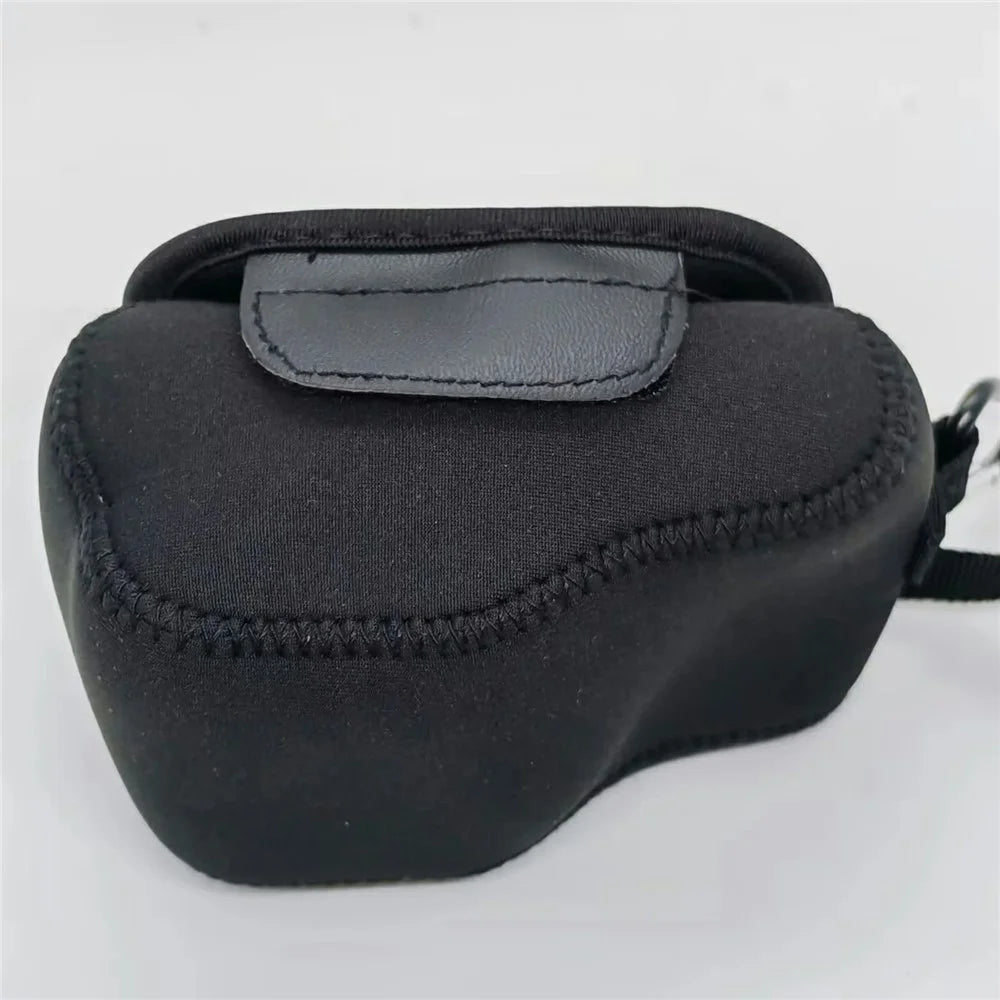 Camera Case for Panasonic GF7  /  GF8  /  GF9  /  GF10 Neoprene Protective Pouch Shockproof Waterproof Camera Bag with Carabiner - Black - 4