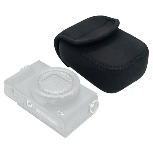 Camera Case Camera Cover for Canon G7X  /  G7X2  /  G7X3 Neoprene Shockproof Waterproof Protective Pouch with Carabiner - Black - 1