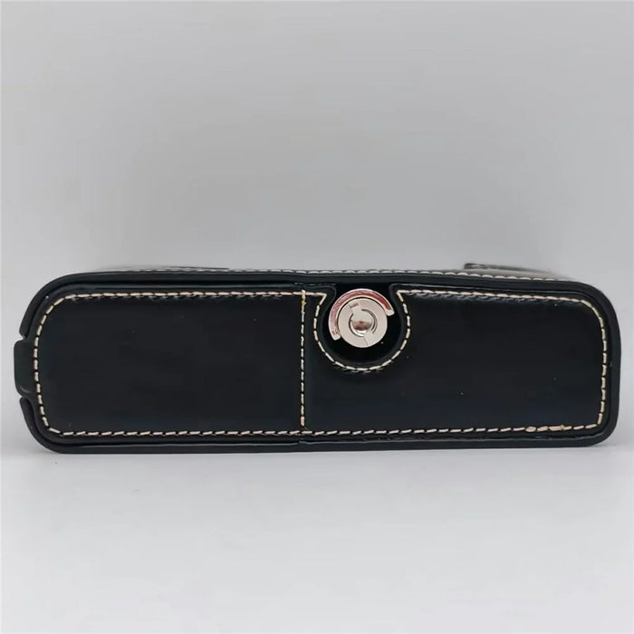 Half Bottom Camera Case for Olympus OM-3 Leather Opening Removable Battery Compatible Protective Camera Cover - Black - 5