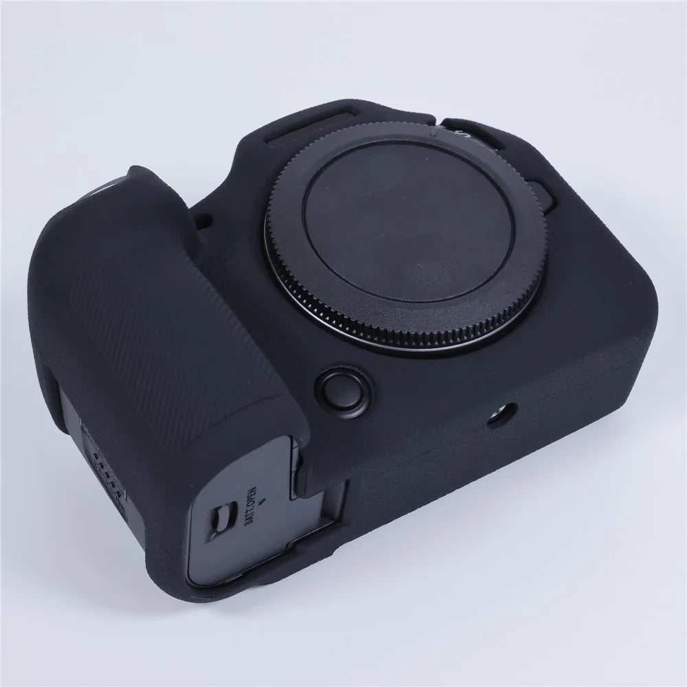For Canon EOS R6 Mark III Shockproof Silicone Case Anti-slip Grip Camera Protective Cover - Black - 4