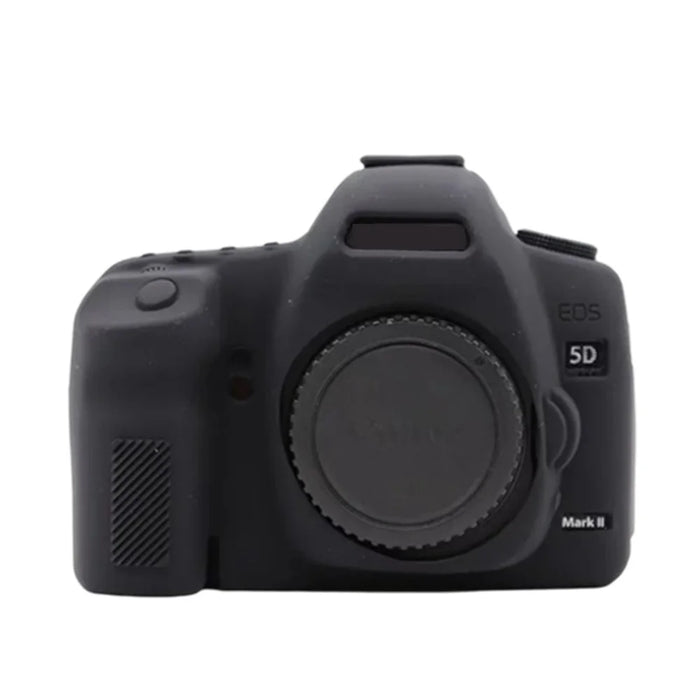 Silicone Case for Canon EOS 5D2 / 5D Mark II, DSLR Camera Bag Anti-scratch Protective Cover - Black - 1