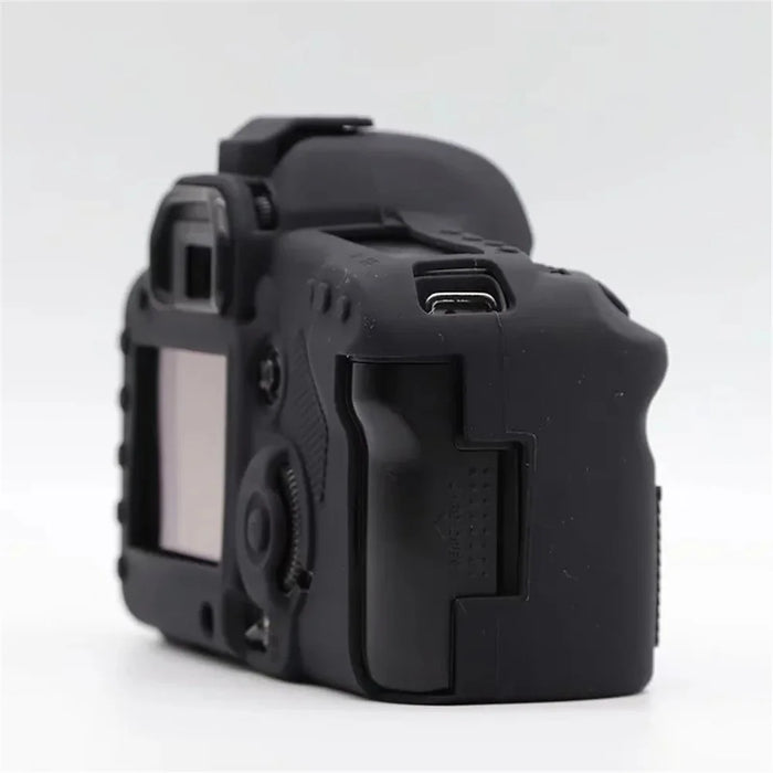Silicone Case for Canon EOS 5D2 / 5D Mark II, DSLR Camera Bag Anti-scratch Protective Cover - Black - 2