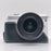 Camera Half Case for Canon EOS M10  /  M100  /  M200 Faux Leather Hand Grip Case Removable Battery Access Protective Cover - Black - 2