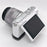 Camera Half Case for Canon EOS M10  /  M100  /  M200 Faux Leather Hand Grip Case Removable Battery Access Protective Cover - Black - 5