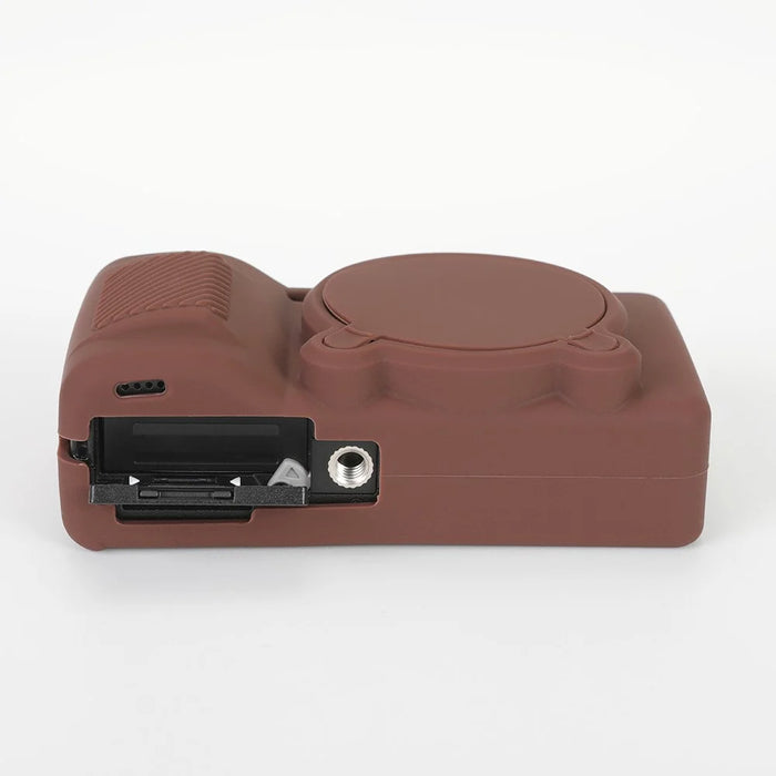 Silicone Case for Ricoh GR IV Camera Anti-Slip Soft TPU Protective Cover with Lens Cap - Brown - 7