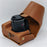 For Canon SX50 HS Camera Case PU Leather Retro Style Protective Cover with Shoulder Strap - Coffee - 5