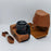 For Canon SX50 HS Camera Case PU Leather Retro Style Protective Cover with Shoulder Strap - Coffee - 7