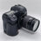 Half Case for Canon EOS 5D Mark II  /  Mark III  /  Mark IV Detachable Battery Design PU Leather Camera Grip Cover - Black - 3