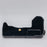 Camera Half Case for Olympus PEN-F PU Leather Bottom Battery Opening Protective Cover with Wrist Strap - Black - 6