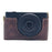 For Sony ZV-1 II / ZV-1F Camera Bottom Case with Hand Strap Battery Opening PU Leather Half Cover - Coffee - 3