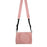 For Fujifilm X-E5 Camera Case Litchi Texture Leather Cover with Battery Hole and Shoulder Strap - Pink - 1