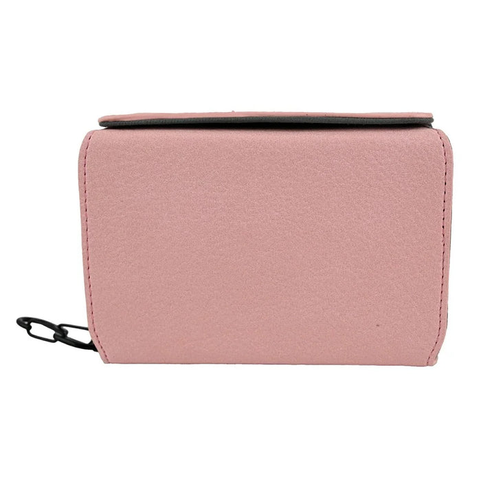 For Fujifilm X-E5 Camera Case Litchi Texture Leather Cover with Battery Hole and Shoulder Strap - Pink - 4