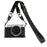 For Fujifilm X-E5 Camera Case Genuine Cow Leather Protective Cover with Battery Access and Shoulder Strap - Black - 1