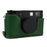 For Fujifilm X Half Genuine Cow Leather Protective Cover Camera Case with Battery Access - Green - 5