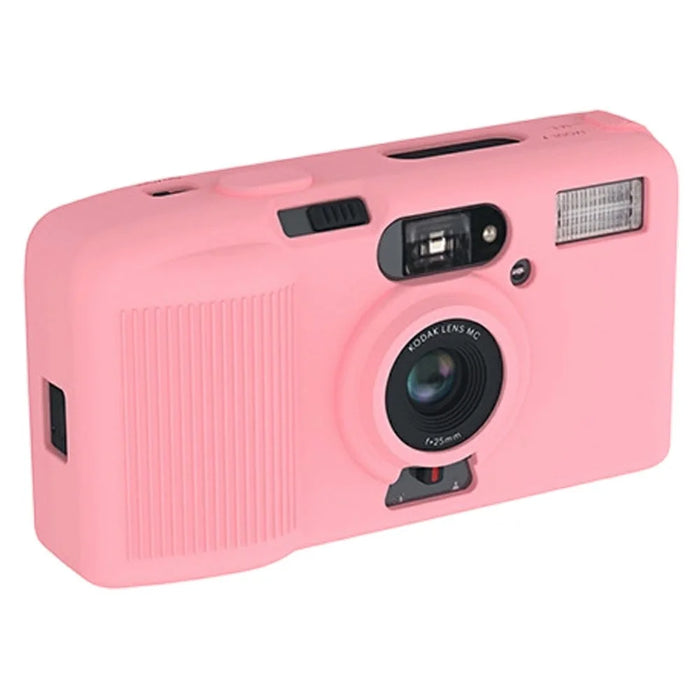 For Kodak Snapic A1 Silicone Case Shockproof Anti-slip Protective Cover with Wrist Strap - White - 2
