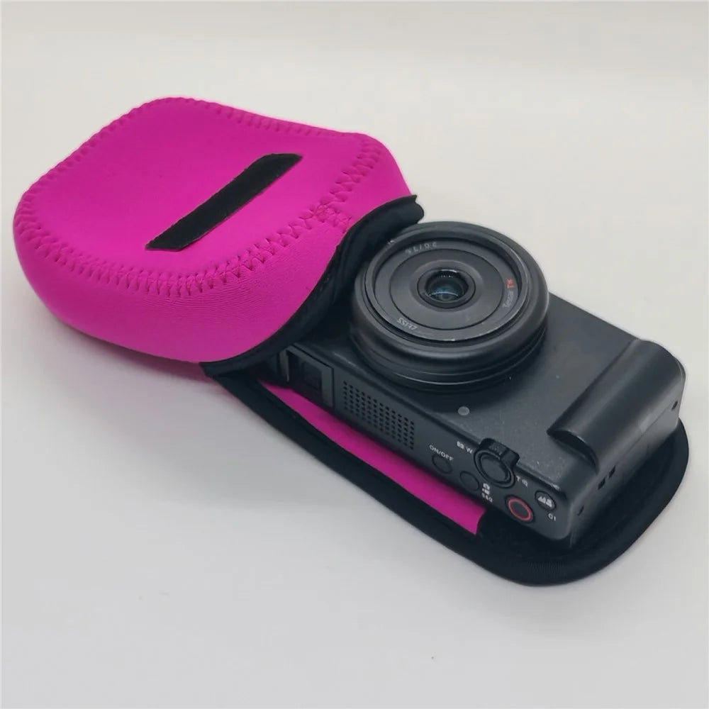For Sony ZV-1 / ZV-1 II / ZV-1F Camera Insert Bag Shockproof Waterproof Neoprene Protective Sleeve - Rose - 2