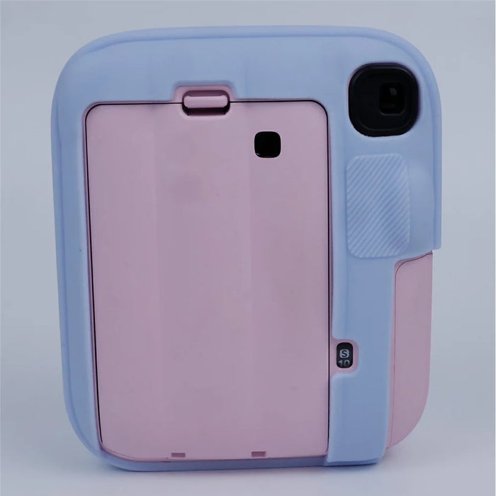 For Fujifilm Instax Mini 13 Soft Silicone Case Shockproof Protective Camera Cover with Anti-Slip Grip - Blue - 4