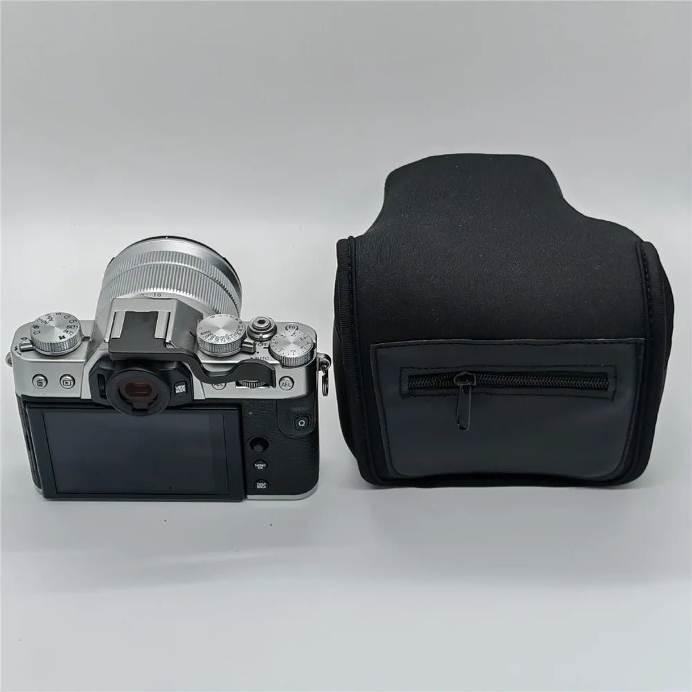 Camera Insert Bag for Fujifilm X-T30 III / X-T30 II / X-T30 / X-T20 / X-T10 Neoprene Quick Access Pouch - Black - 2