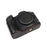 Top Layer Cowhide Camera Bottom Case for Canon EOS R5 / R6 / R62 Battery Opening Design Protective Half Body Cover - Black - 7