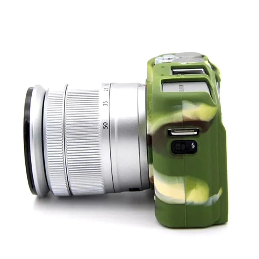 For Fujifilm XA3 / XA10 / XA5 / XA20 Soft Silicone Camera Case Protector Anti-scratch Camera Body Cover - Camouflage - 3