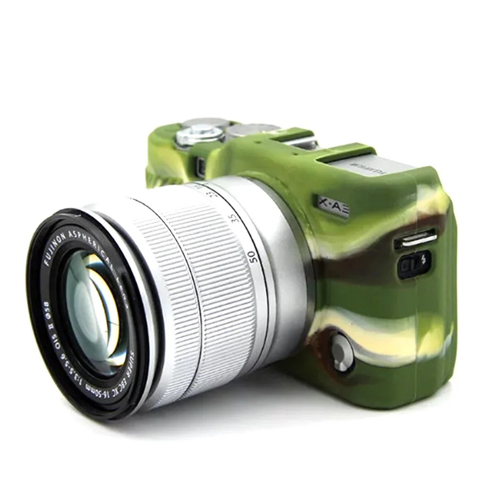 For Fujifilm XA3 / XA10 / XA5 / XA20 Soft Silicone Camera Case Protector Anti-scratch Camera Body Cover - Camouflage - 4