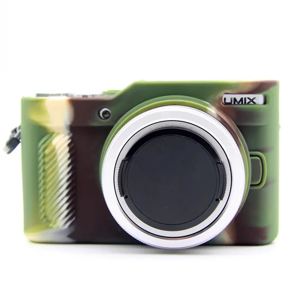 For Panasonic GF9 / GF10 Digital Camera Flexible Silicone Protective Case Anti-scratch Anti-drop Cover - Camouflage - 1