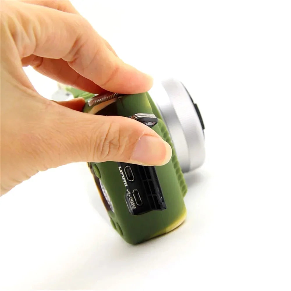For Panasonic GF9 / GF10 Digital Camera Flexible Silicone Protective Case Anti-scratch Anti-drop Cover - Camouflage - 2