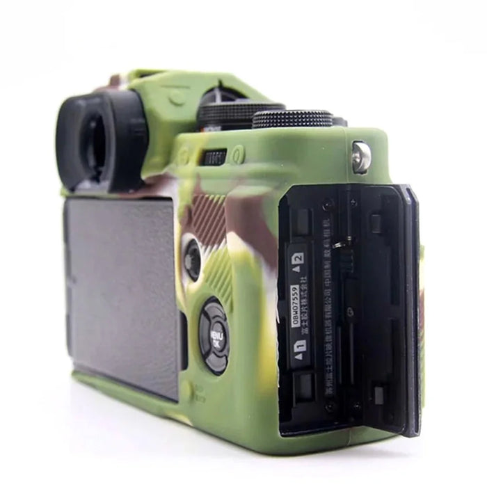 For Fujifilm X-T4 Soft Silicone Anti-drop Case Anti-scratch Digital Camera Protective Cover - Camouflage - 2