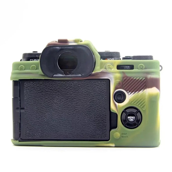 For Fujifilm X-T4 Soft Silicone Anti-drop Case Anti-scratch Digital Camera Protective Cover - Camouflage - 4