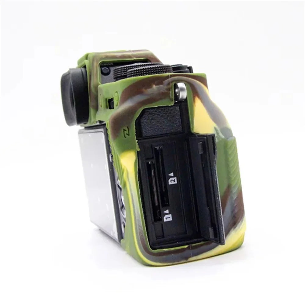 For Fujifilm X-T3 Soft Silicone Protective Case Anti-scratch Digital Camera Body Cover - Camouflage - 2