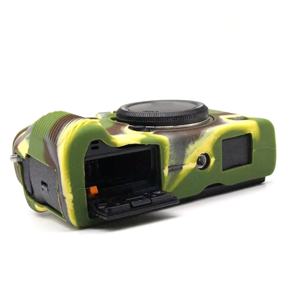 For Fujifilm X-T3 Soft Silicone Protective Case Anti-scratch Digital Camera Body Cover - Camouflage - 3