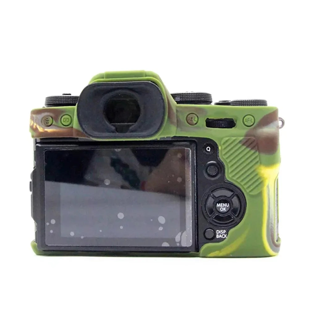 For Fujifilm X-T3 Soft Silicone Protective Case Anti-scratch Digital Camera Body Cover - Camouflage - 5
