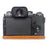 For Fujifilm X-T4 Digital Camera PU Leather Protective Bottom Case Anti-scratch Half Body Cover with Battery Opening - Brown - 4