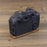For Canon EOS R7 Digital Camera Bottom Case PU Leather Half Body Protective Cover with Battery Opening Design - Brown - 2