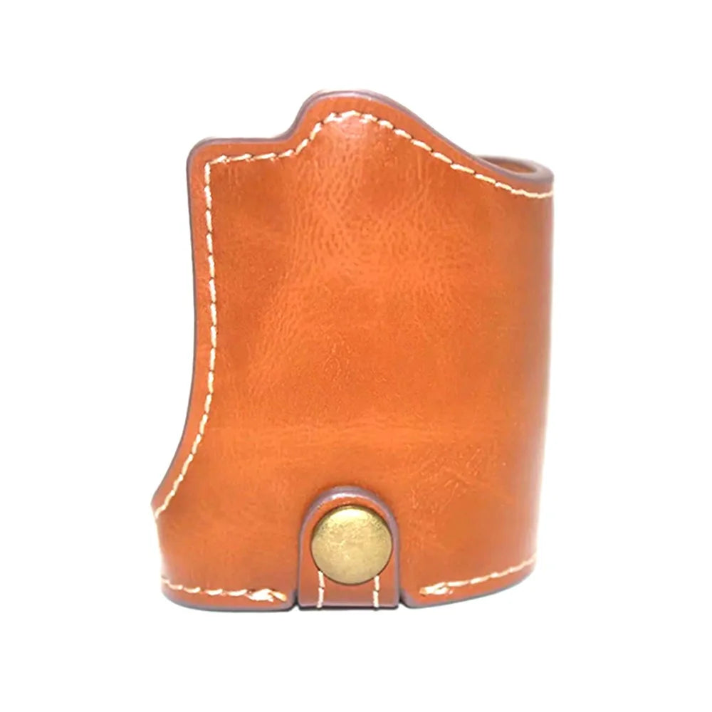 For Sony ZV-E10 Camera Bottom Case Anti-scratch PU Leather Half Protective Cover with Battery Opening Design - Brown - 4