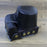 PU Leather Camera Case Bag for Canon EOS R10, Battery Opening Design Protective Cover with Lens Pouch and Strap - Black - 3