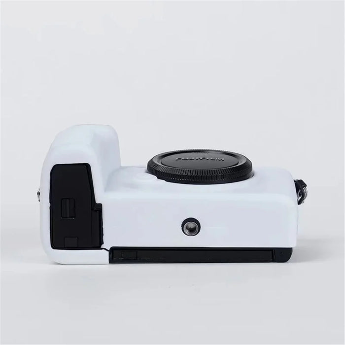 Silicone Skin Case for Fujifilm X-S10 Camera, Anti-drop Digital Camera Body Cover Protector - White - 5