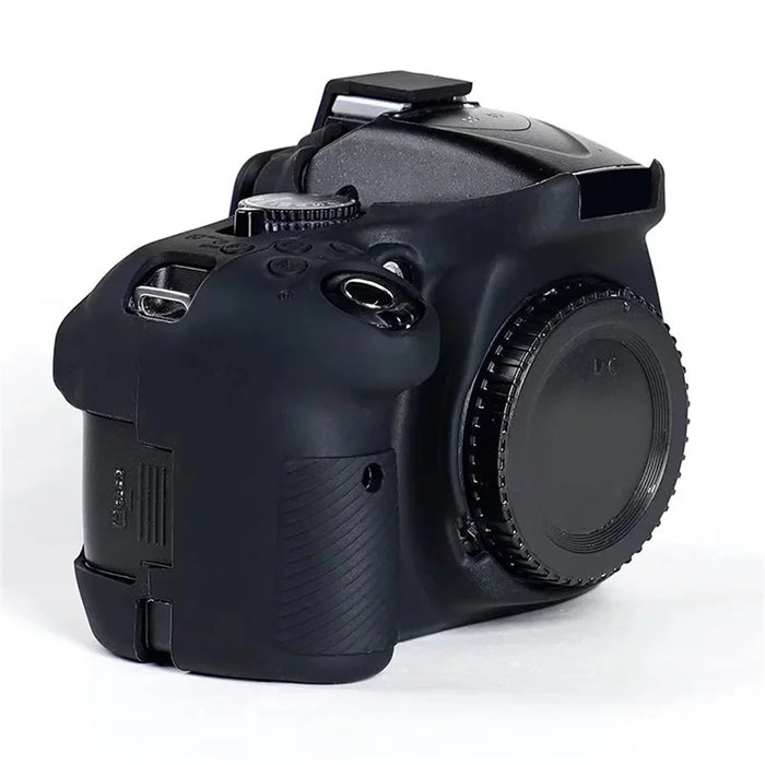 For Nikon D5200 / D5100 Silicone Skin Case Camera DSLR Bag Anti-scratch Protective Cover - Black - 4