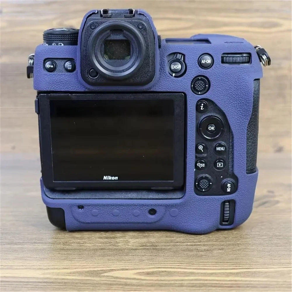 For Nikon Z9 Soft Silicone Anti-scratch Case Camera Protective Sleeve Cover - Blue - 2