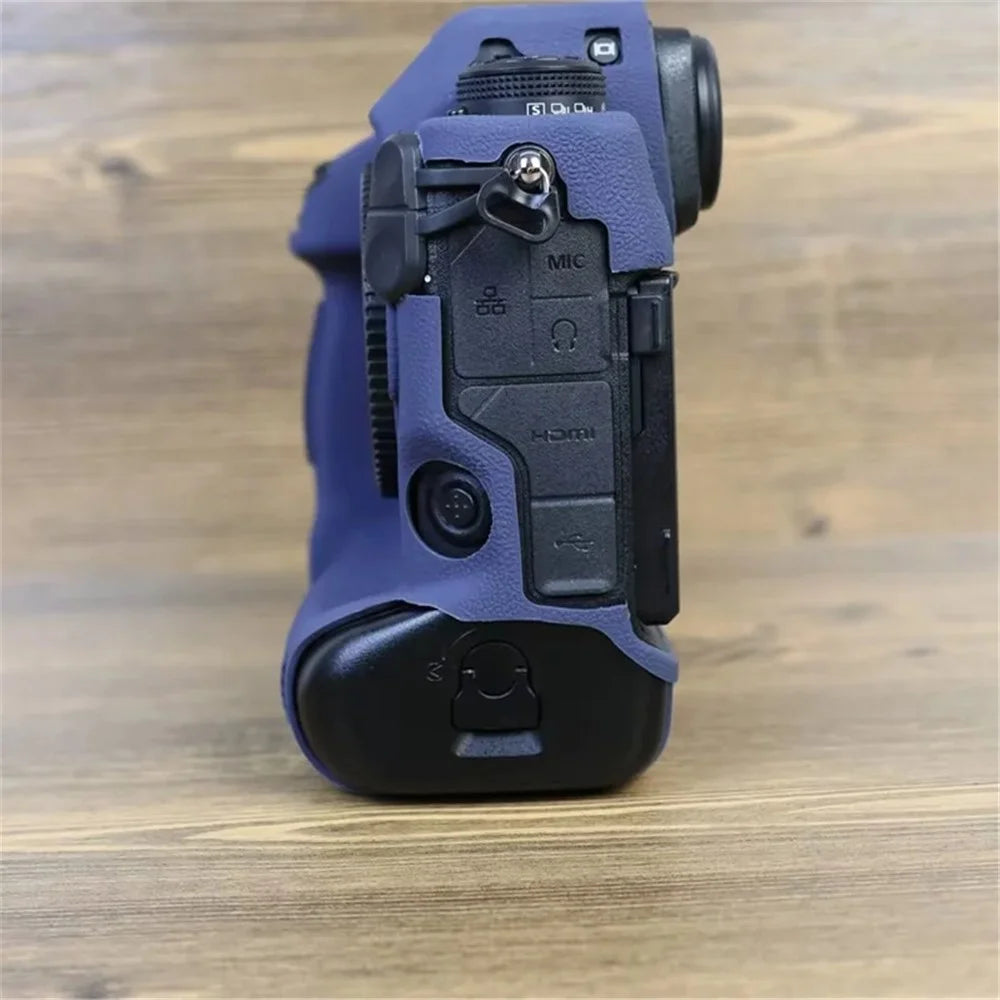 For Nikon Z9 Soft Silicone Anti-scratch Case Camera Protective Sleeve Cover - Blue - 3