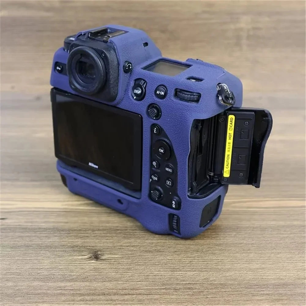 For Nikon Z9 Soft Silicone Anti-scratch Case Camera Protective Sleeve Cover - Blue - 5