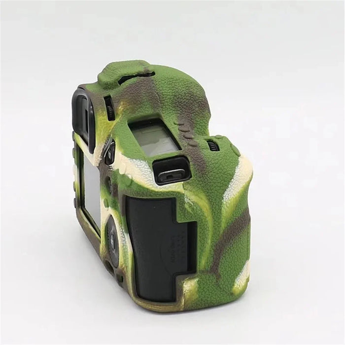 For Canon EOS 5D Mark III / 5D3 / 5DS / 5DS R Camera Soft Silicone Skin Case Drop-proof DSLR Protective Cover - Camouflage - 2