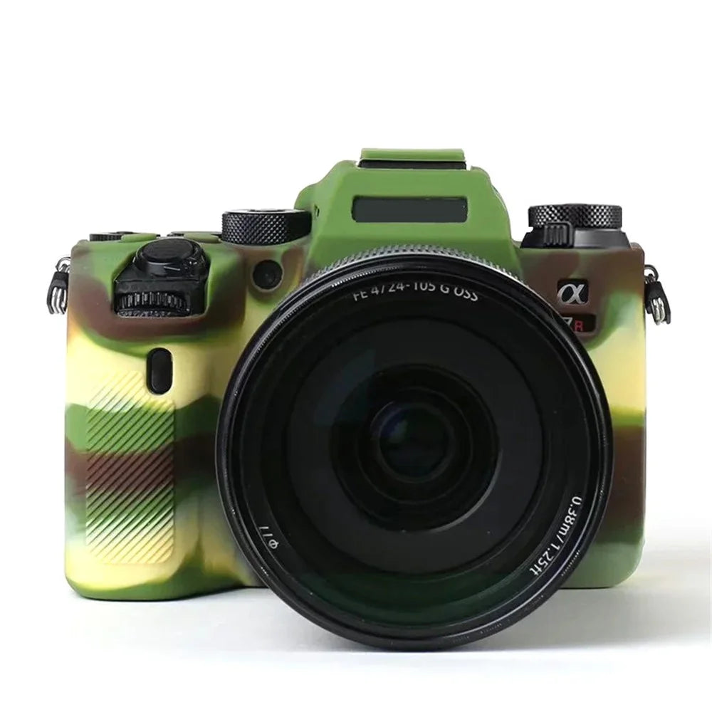 Soft Silicone Case for Sony A9 II / ILCE-9M2 / Alpha 9 II Camera, Anti-drop Protective Cover - Camouflage - 1