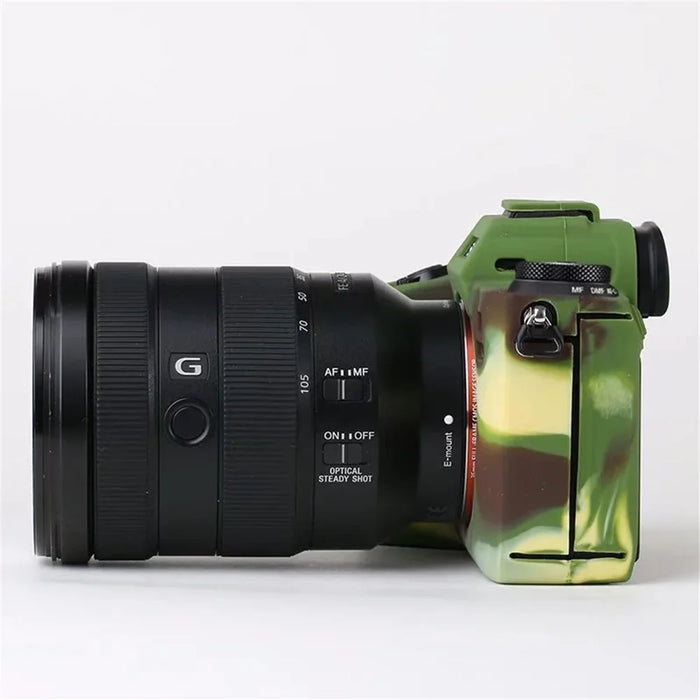 Soft Silicone Case for Sony A9 II / ILCE-9M2 / Alpha 9 II Camera, Anti-drop Protective Cover - Camouflage - 2