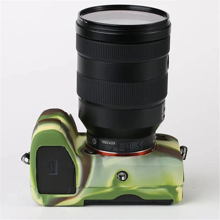 Soft Silicone Case for Sony A9 II / ILCE-9M2 / Alpha 9 II Camera, Anti-drop Protective Cover - Camouflage - 4