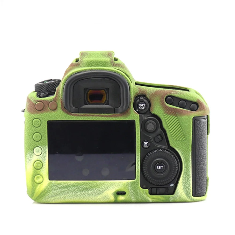 For Canon EOS 5D Mark IV / 5D4 Camera Anti-fall Silicone Skin Case DSLR Protective Cover - Camouflage - 2