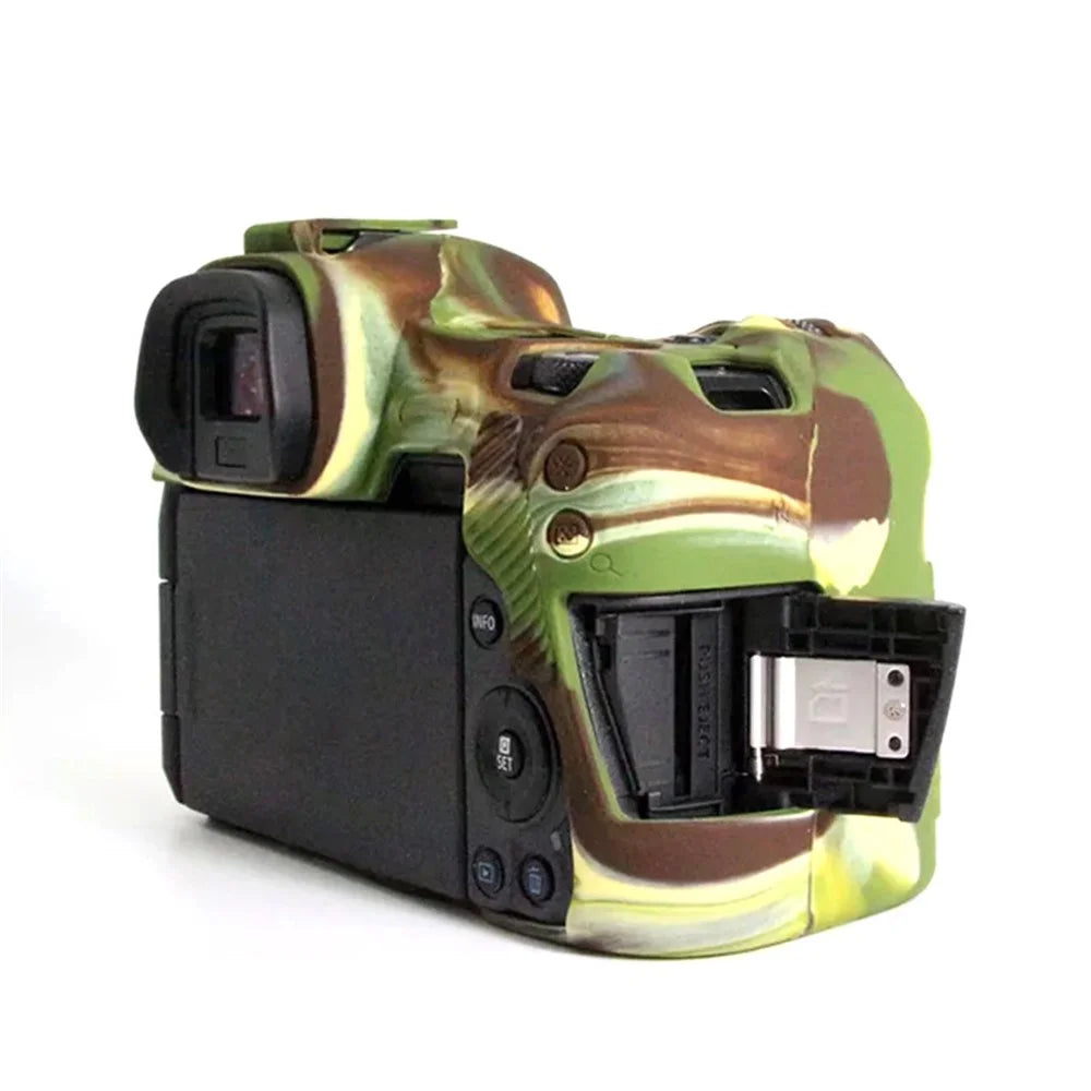 For Canon EOS R Camera Silicone Case Anti-scratch Camera Protective Sleeve Cover - Camouflage - 3